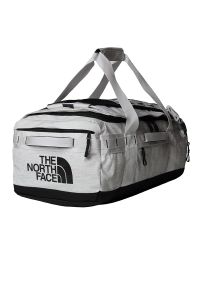 Torba The North Face Re-Grind Base Camp Voyager 42l 0A8BKULE71 - biała. Kolor: biały. Materiał: poliester, nylon, materiał. Wzór: kolorowy, paski #1