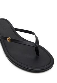 Lauren Ralph Lauren - LAUREN RALPH LAUREN Japonki Raquel 802953931001 Czarny. Kolor: czarny. Materiał: skóra #5
