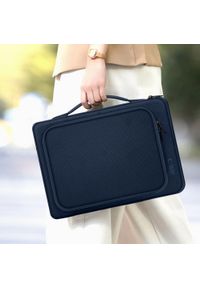 TECH-PROTECT - Torba Tech-Protect Basic Bag Laptop 13-14 Navy Blue. Styl: biznesowy, elegancki, casual #4