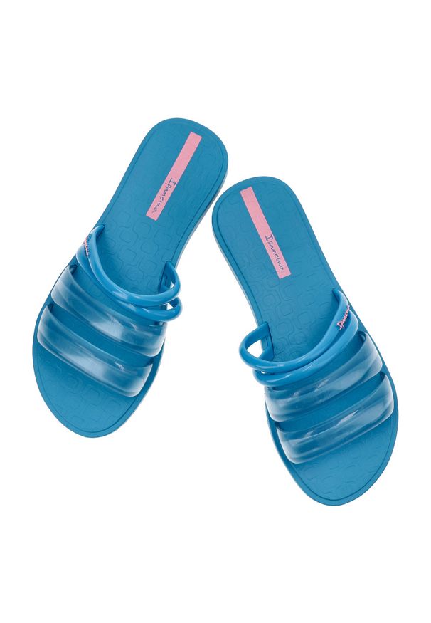 Niebieskie Klapki Ipanema Modne Obuwie Damskie. Okazja: na plażę, na co dzień, na spacer. Kolor: niebieski. Sezon: lato. Styl: casual, elegancki