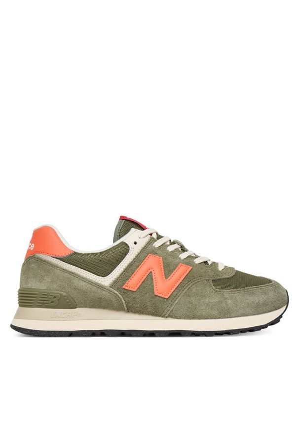 New Balance Sneakersy U574BGR Khaki. Kolor: brązowy. Materiał: zamsz, skóra. Model: New Balance 574
