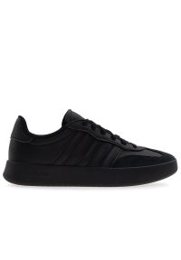Adidas - Buty męskie adidas Sportswear Barreda JR1321 - czarne. Kolor: czarny. Materiał: guma, syntetyk, zamsz, skóra. Szerokość cholewki: normalna. Wzór: aplikacja
