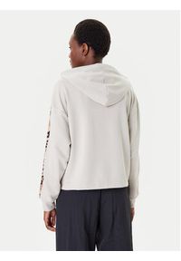 Adidas - adidas Bluza Animal Print 3-Stripes JM1860 Beżowy Loose Fit. Kolor: beżowy. Materiał: bawełna, syntetyk. Wzór: nadruk #5