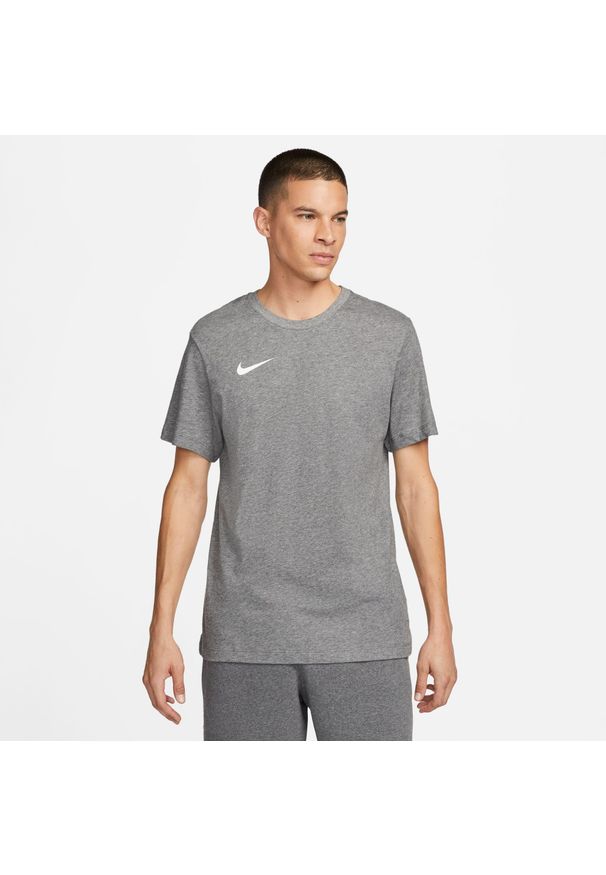 Koszulka Treningowa Męska Bawełniana Nike Park 20 Dri-FIT. Kolor: szary. Materiał: bawełna. Technologia: Dri-Fit (Nike)