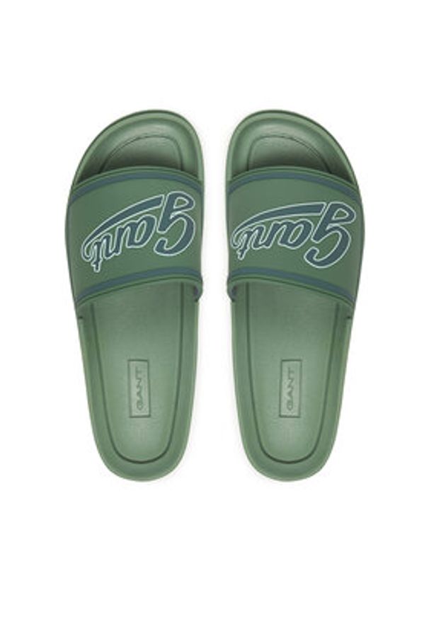 GANT - Gant Klapki 30639895 Zielony. Kolor: zielony. Materiał: syntetyk