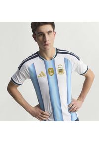 Adidas - Koszulka Argentina 26 Home Authentic. Kolor: niebieski, wielokolorowy, biały. Technologia: ClimaCool (Adidas). Sport: piłka nożna #1