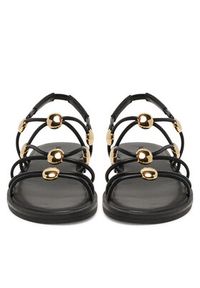 Badura Sandały AZALEA-SLT2357-6 Czarny. Kolor: czarny. Materiał: skóra #8