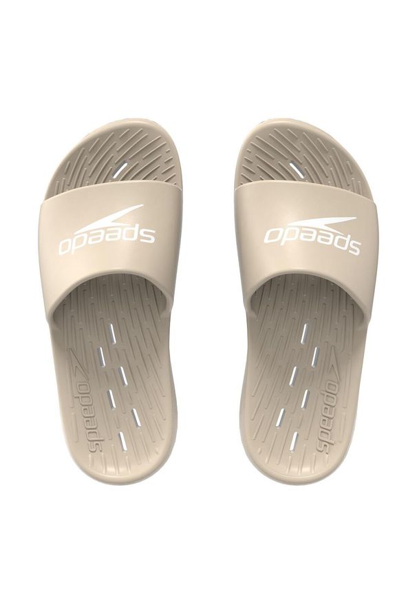 Klapki basenowe męskie Speedo Slides. Kolor: biały. Styl: sportowy