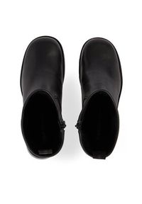 Calvin Klein Jeans Botki Biker Boot Lth Wn YW0YW01330 Czarny. Kolor: czarny. Materiał: skóra