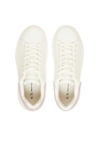 Armani Exchange Sneakersy XW002149 AF19528 MZ278 Biały. Kolor: biały. Materiał: skóra