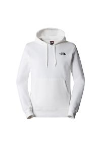 Bluza The North Face Seasonal Graphic 0A7X1POFK1 - biała. Typ kołnierza: kaptur. Kolor: biały. Materiał: bawełna. Wzór: nadruk. Styl: klasyczny #1