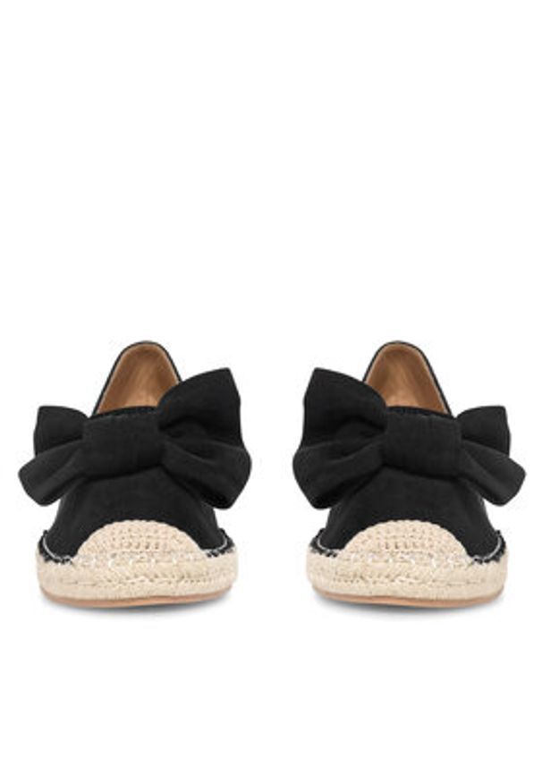DeeZee Espadryle KL601-69 Czarny. Kolor: czarny. Materiał: materiał