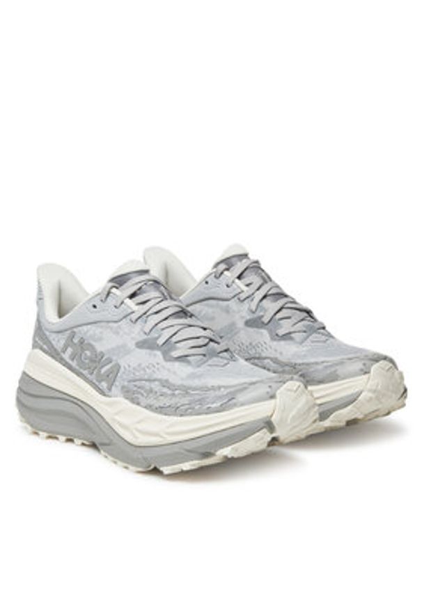 HOKA - Hoka Buty do biegania Stinson 7 1141530 Szary. Kolor: szary. Materiał: materiał