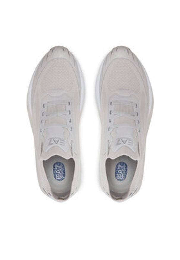 EA7 Emporio Armani Sneakersy X8X176 XK377 U040 Écru. Materiał: materiał