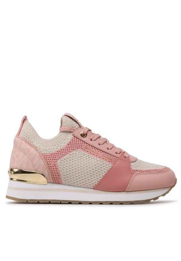 MICHAEL Michael Kors Sneakersy Billie Knit Trainer 43S3BIFS2D Różowy. Kolor: różowy. Materiał: materiał
