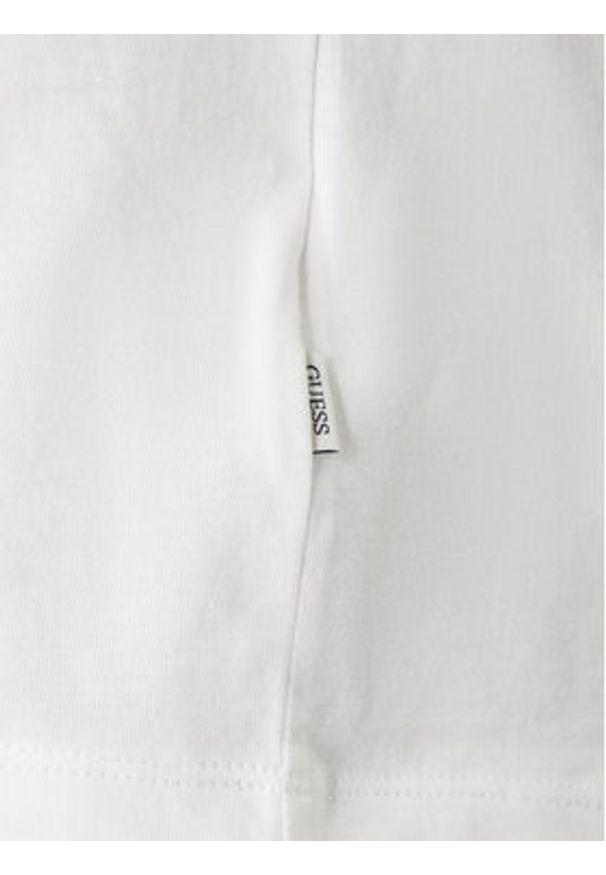 Guess Jeans Longsleeve M5RI84 K8HM0 Biały Regular Fit. Kolor: biały. Materiał: bawełna. Długość rękawa: długi rękaw