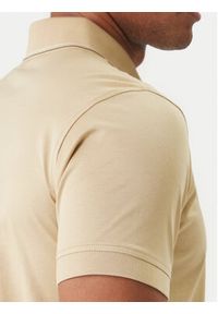 Karl Lagerfeld - KARL LAGERFELD Polo 745002 562200 Beżowy Regular Fit. Typ kołnierza: polo. Kolor: beżowy. Materiał: bawełna #5