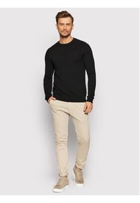 Selected Homme Sweter Berg 16074682 Czarny Regular Fit. Kolor: czarny. Materiał: bawełna #4