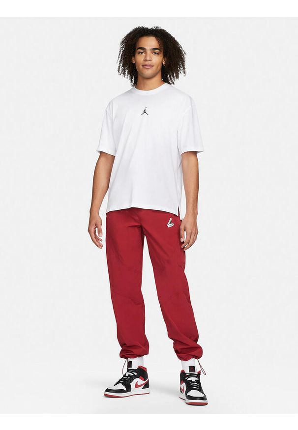 Koszulka treningowa męska Nike Jordan Sport Drifit. Kolor: biały. Długość rękawa: krótki rękaw. Długość: krótkie. Sport: bieganie