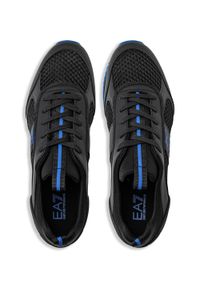 Sneakersy męskie czarne EA7 Emporio Armani X8X027 XK050 Q596. Okazja: do pracy, na spacer, na co dzień. Kolor: czarny. Sport: turystyka piesza #2