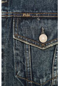 Polo Ralph Lauren - Kurtka jeansowa. Okazja: na co dzień. Typ kołnierza: polo. Kolor: niebieski. Materiał: jeans. Styl: casual #4