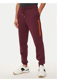Jack & Jones - Jack&Jones Komplet dresowy Alvis 12267884 Bordowy Standard Fit. Kolor: czerwony. Materiał: bawełna, syntetyk #3