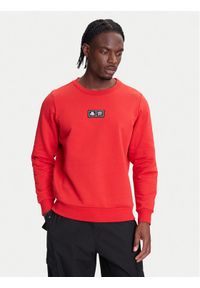 Kappa Bluza Authentic Nymphe 321Y1MW Czerwony Comfort Fit. Kolor: czerwony. Materiał: bawełna