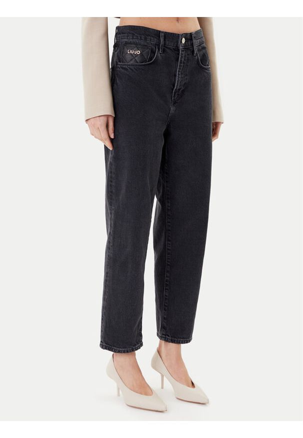Liu Jo Jeansy UF5125 D4927 Czarny Straight Fit. Kolor: czarny