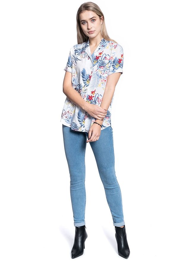 Mustang - DAMSKA KOSZULA MUSTANG EDDA AOP BLOUSE 1009460 11707
