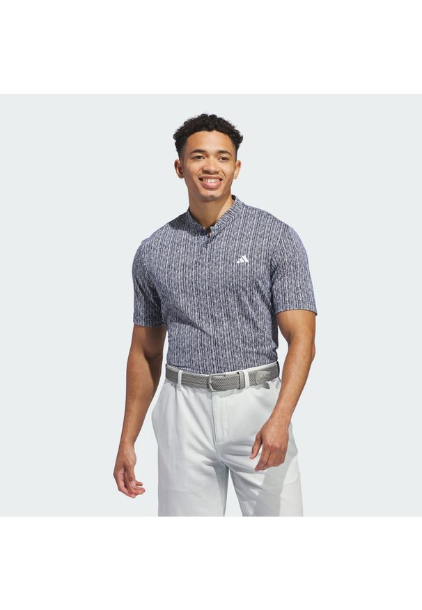Adidas - Koszulka Ultimate365 Printed Polo. Typ kołnierza: polo. Kolor: biały, niebieski, wielokolorowy. Materiał: materiał