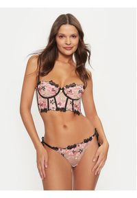 TwinSet - TWINSET Gorset 242LL6BZZ Różowy. Kolor: różowy. Materiał: syntetyk #3
