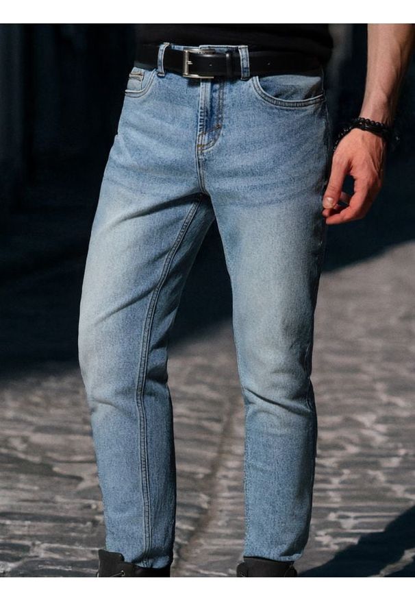 Sinsay - Jeansy cropped skinny - niebieski. Kolor: niebieski