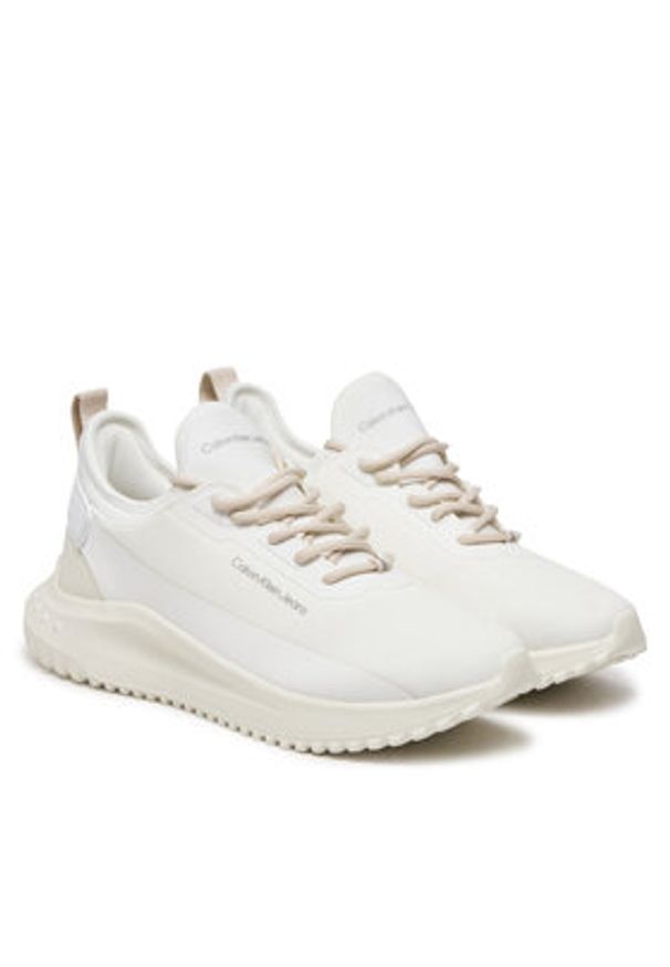 Calvin Klein Sneakersy YW0YW01665 Biały. Kolor: biały. Materiał: materiał