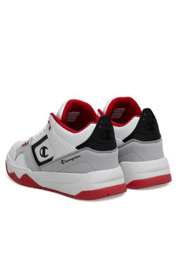 Champion Sneakersy OVERTIME MID S22274-WW012 Biały. Kolor: biały. Materiał: materiał, syntetyk