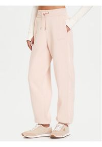 Guess Spodnie dresowe V5BB10 KB681 Różowy Regular Fit. Kolor: różowy. Materiał: syntetyk, bawełna #6
