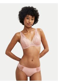 Triumph Biustonosz z fiszbiną Wild Peony Florale 10209627 Różowy. Kolor: różowy. Materiał: syntetyk