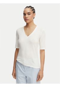 Weekend Max Mara Bluzka Opzione 2615941042 Biały Regular Fit. Kolor: biały. Materiał: len #1