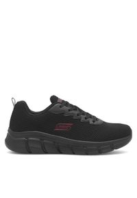 skechers - Skechers Sneakersy BOBS B Flex 118106 BBK Czarny. Kolor: czarny. Materiał: materiał, mesh