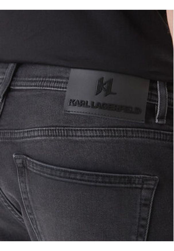 Karl Lagerfeld - KARL LAGERFELD Jeansy 265501 500890 Szary Regular Fit. Kolor: szary