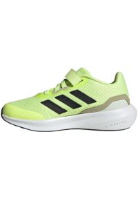 Adidas - Buty adidas Runfalcon 3.0 El K Jr IF8586 żółte. Okazja: na co dzień. Zapięcie: rzepy. Kolor: żółty. Materiał: guma, syntetyk, materiał. Szerokość cholewki: normalna. Model: Adidas Cloudfoam #4