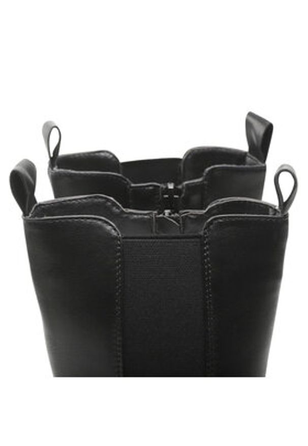 Jenny Fairy Botki WS139-01 Czarny. Kolor: czarny. Materiał: materiał