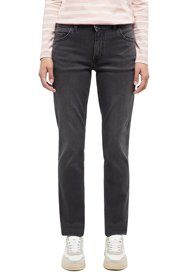 Damskie Spodnie Jeansowe Mustang Style Rebecca Slim Denim Black 1014713 4000 882