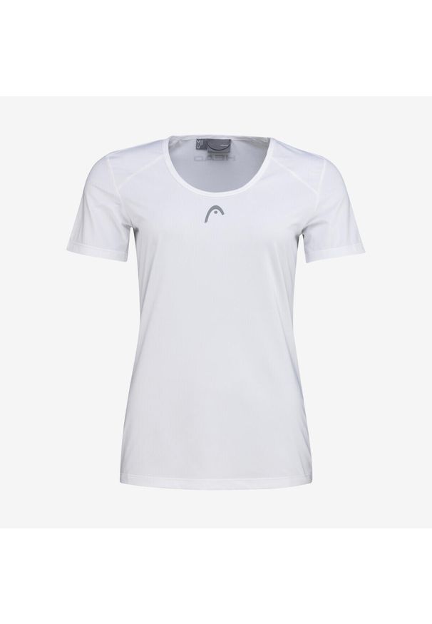 Head - T-Shirt dla dziewczynek CLUB 22 Tech. Kolor: biały. Materiał: jersey, materiał, poliester. Sport: tenis