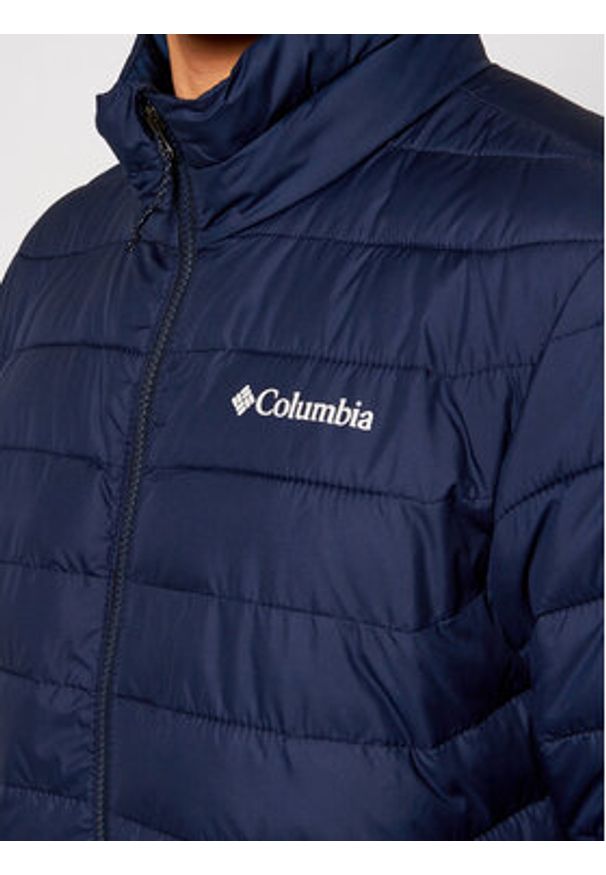 columbia - Columbia Kurtka zimowa Powder Lite 1698001 Granatowy Regular Fit. Kolor: niebieski. Materiał: syntetyk. Sezon: zima