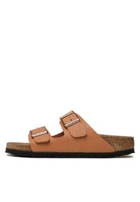 Birkenstock Klapki Arizona 1025046 Brązowy. Kolor: brązowy. Materiał: syntetyk