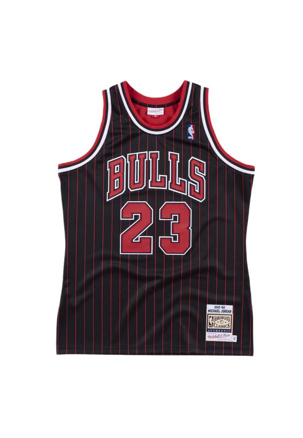 Mitchell & Ness - Koszulka Mitchell&Ness Jordan Chicago Bulls 95/96-AJY4AC18126-CBUBLCK96MJO. Kolor: czarny. Sport: koszykówka