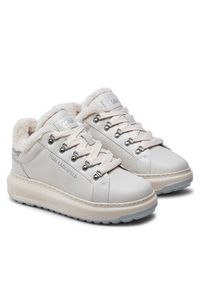 Karl Lagerfeld - KARL LAGERFELD Sneakersy KL67544 Biały. Kolor: biały. Materiał: skóra #3