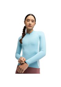 SIROKO - Damska koszulka rowerowa gravel z długim rękawem Kolarstwo Siroko GM3-W Bordal. Kolor: niebieski. Materiał: materiał. Długość rękawa: długi rękaw. Długość: długie. Sport: kolarstwo #1