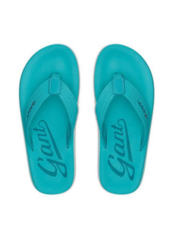 GANT - Gant Japonki 32609293 Turkusowy. Kolor: turkusowy. Materiał: materiał