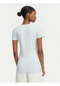 Guess T-Shirt W6GI11 K3026 Niebieski jasny Regular Fit. Kolor: niebieski. Materiał: bawełna #4